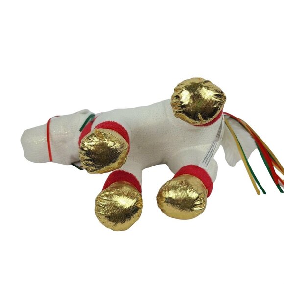 Ganz Astra Unicorn 11 inch Plush Gold Sparkle Ribbons Stuffed Animal Toy HX11609 - Picture 6 of 10